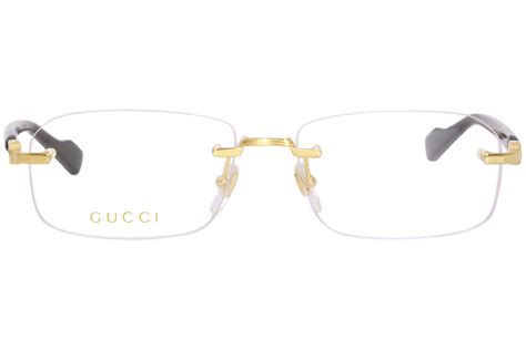 men eyeglasses frame gucci|gucci rimless glasses for men.